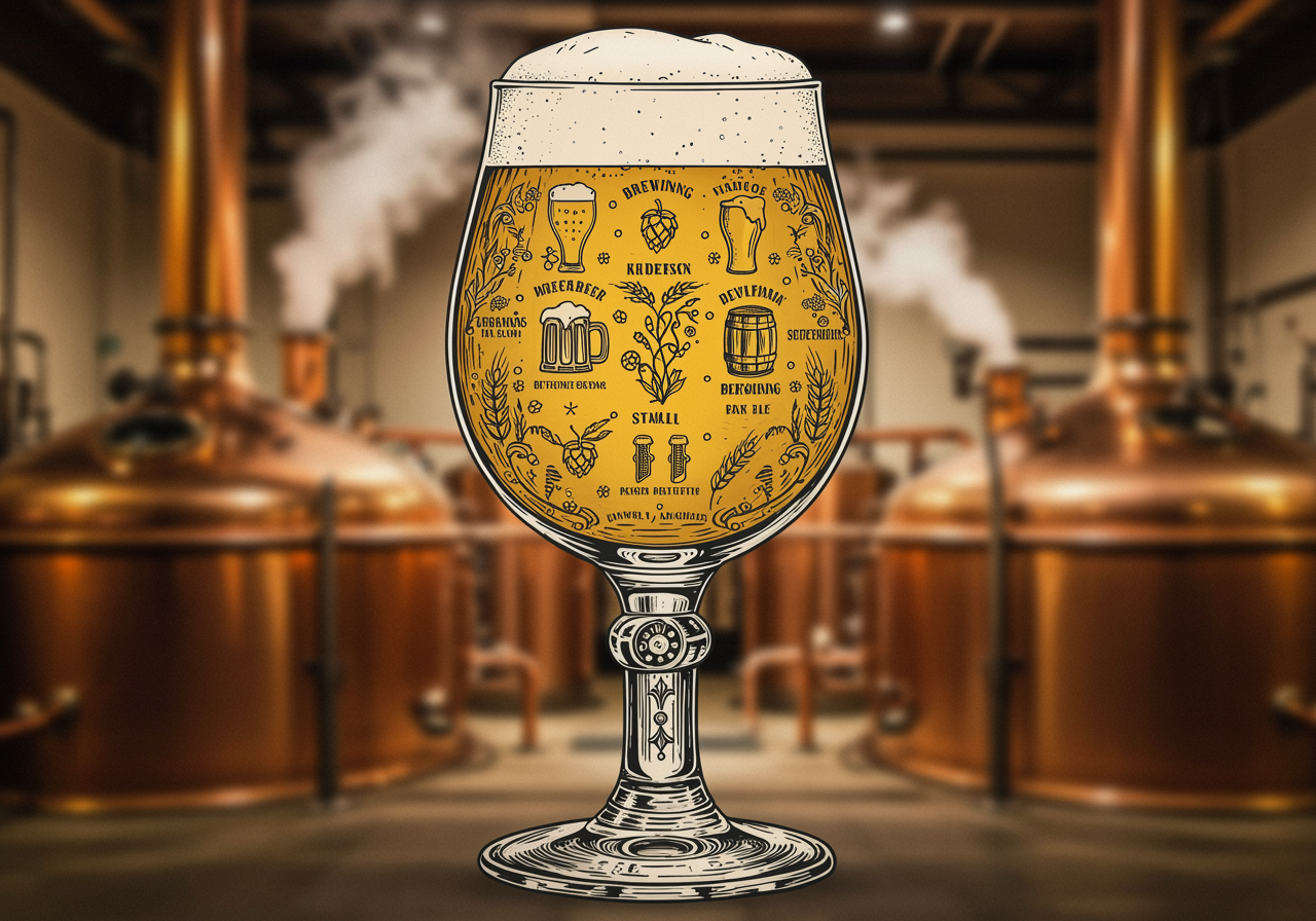 detalle sofisticado simbolizando compromiso cervecero y experiencia